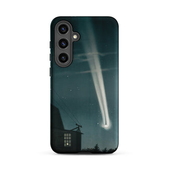 The Great Comet of 1881 - E. L. Trouvelot Phone Case Samsung Galaxy S24 Plus / Matte Sleek Black Phone Case Vivid Illustration Bright Comet