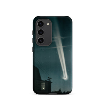 The Great Comet of 1881 - E. L. Trouvelot Phone Case Samsung Galaxy S23 / Matte Sleek Black Phone Case Vivid Illustration Bright Comet