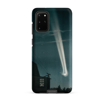The Great Comet of 1881 - E. L. Trouvelot Phone Case Samsung Galaxy S20 Plus / Matte Sleek Black Phone Case Vivid Illustration Bright Comet