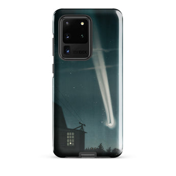 The Great Comet of 1881 - E. L. Trouvelot Phone Case Samsung Galaxy S20 Ultra / Gloss Sleek Black Phone Case Vivid Illustration Bright