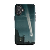 The Great Comet of 1881 - E. L. Trouvelot Phone Case Iphone 16 Plus / Matte Sleek Black Phone Case Vivid Illustration Bright Meteor