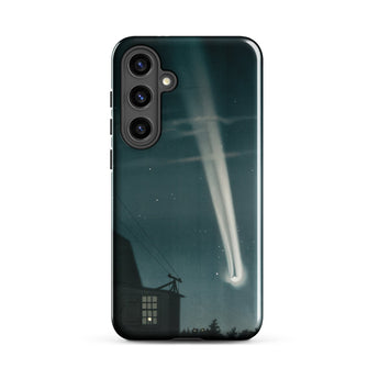 The Great Comet of 1881 - E. L. Trouvelot Phone Case Samsung Galaxy S24 Plus / Gloss Sleek Black Phone Case Vivid Illustration Bright
