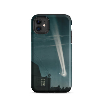 The Great Comet of 1881 - E. L. Trouvelot Phone Case Iphone 11 / Matte Sleek Black Phone Case Vivid Illustration Bright Meteor Trouvelot