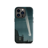 The Great Comet of 1881 - E. L. Trouvelot Phone Case Iphone 13 Pro / Matte Sleek Dark Teal Phone Case Vivid Illustration Bright Trouvelot
