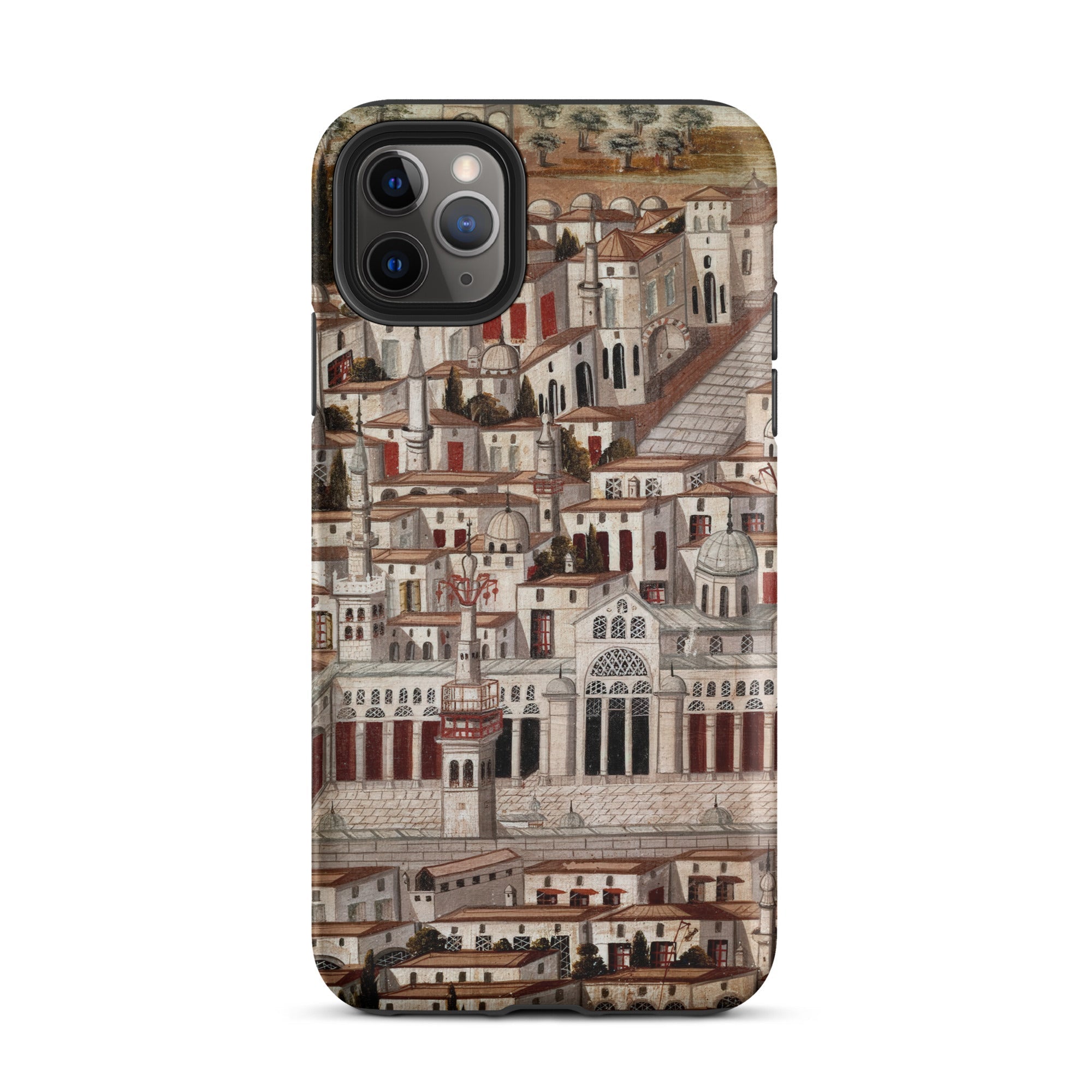 Great Mosque of Damascus Islamic School Iphone Case, 11 Pro Max / Matte, Iphone Case Cityscape Design