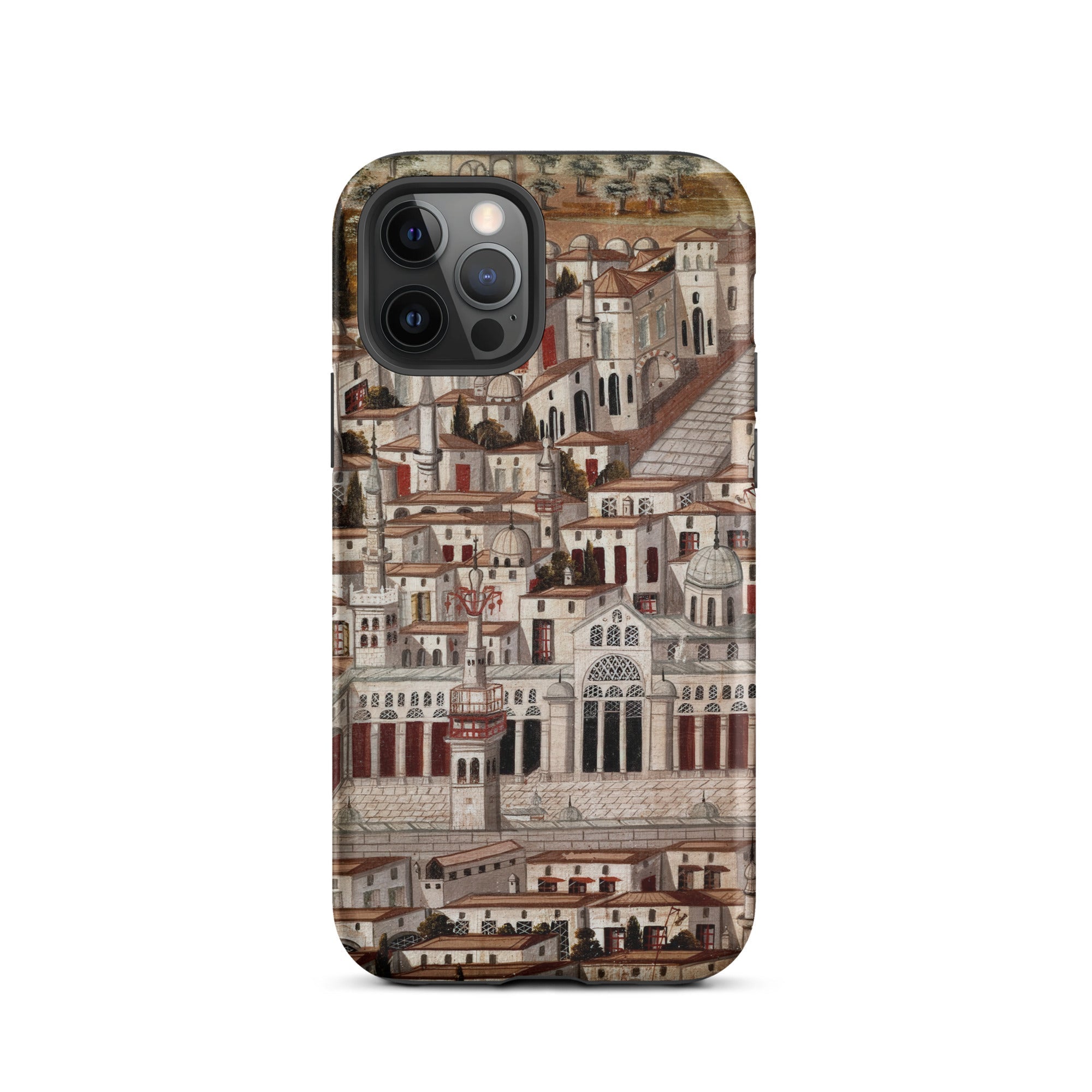Great Mosque of Damascus Islamic School Iphone Case, 12 Pro / Matte, Cityscape Patterned Phone Case