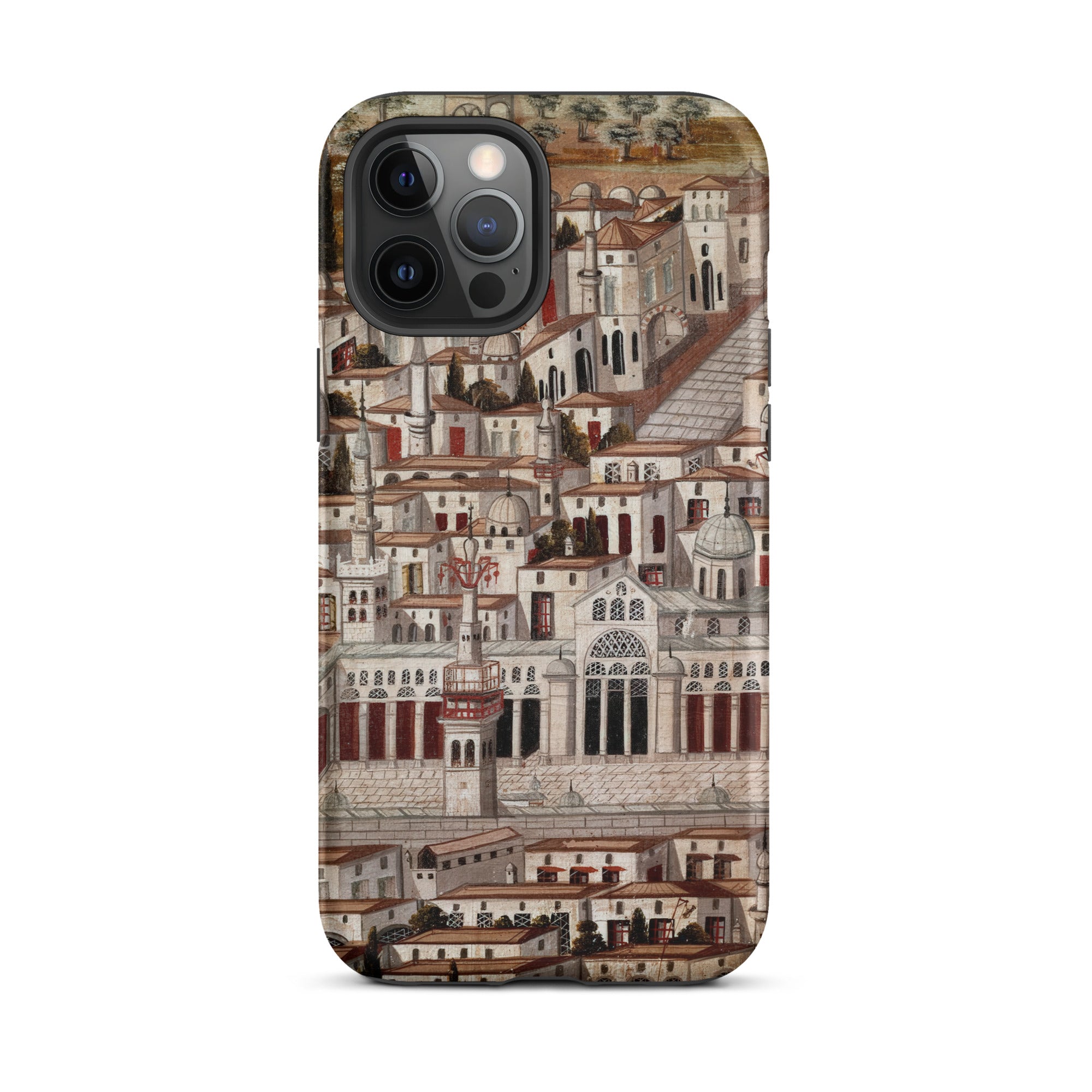 Great Mosque of Damascus Islamic School Iphone Case, 12 Pro Max / Matte, Iphone Case Cityscape Design