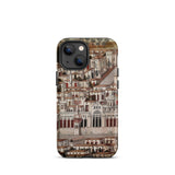 Great Mosque of Damascus - Islamic School Iphone Case, 13 Mini / Matte, Phone Case City Illustration
