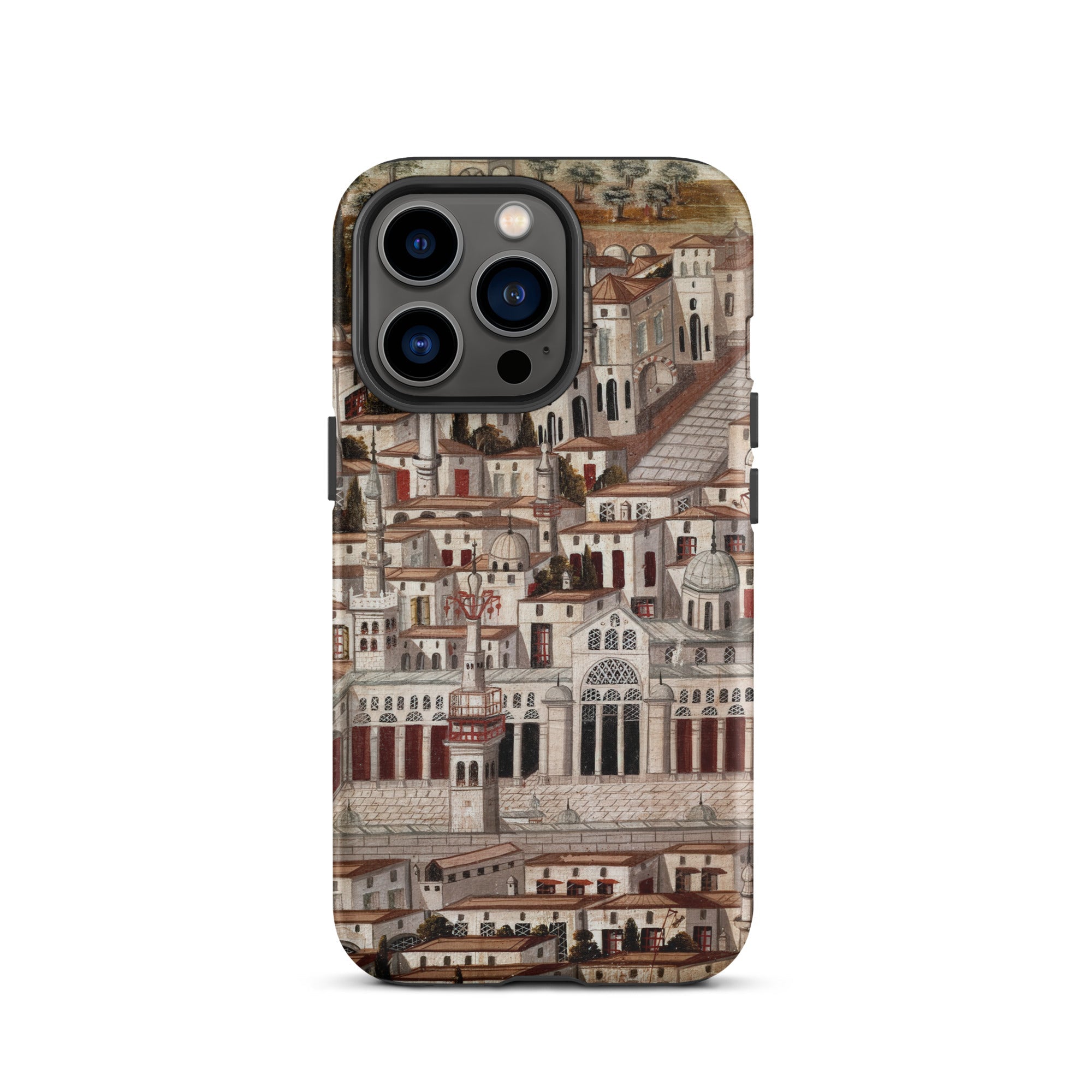 Great Mosque of Damascus Islamic School Iphone Case, 13 Pro / Matte, Cityscape Printed Phone Case