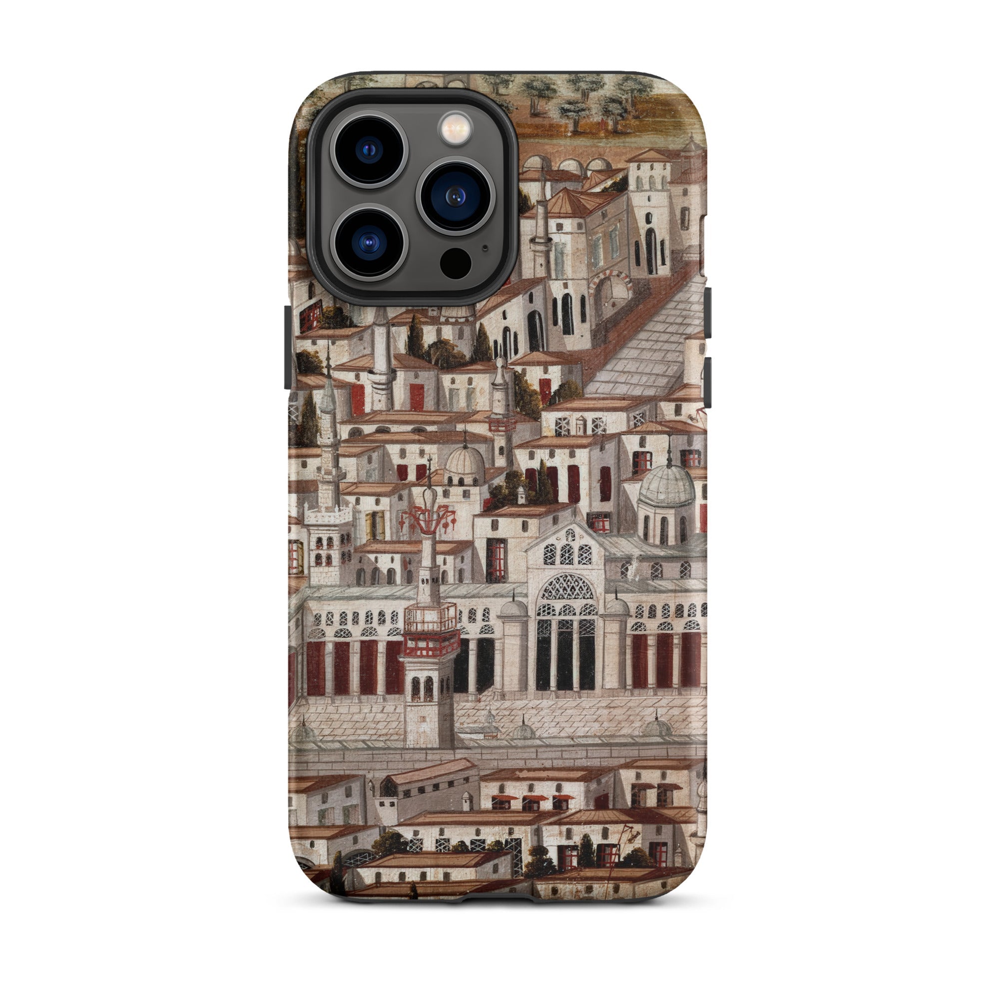 Great Mosque of Damascus Islamic School Iphone Case, 13 Pro Max / Matte, Phone Case Cityscape Design