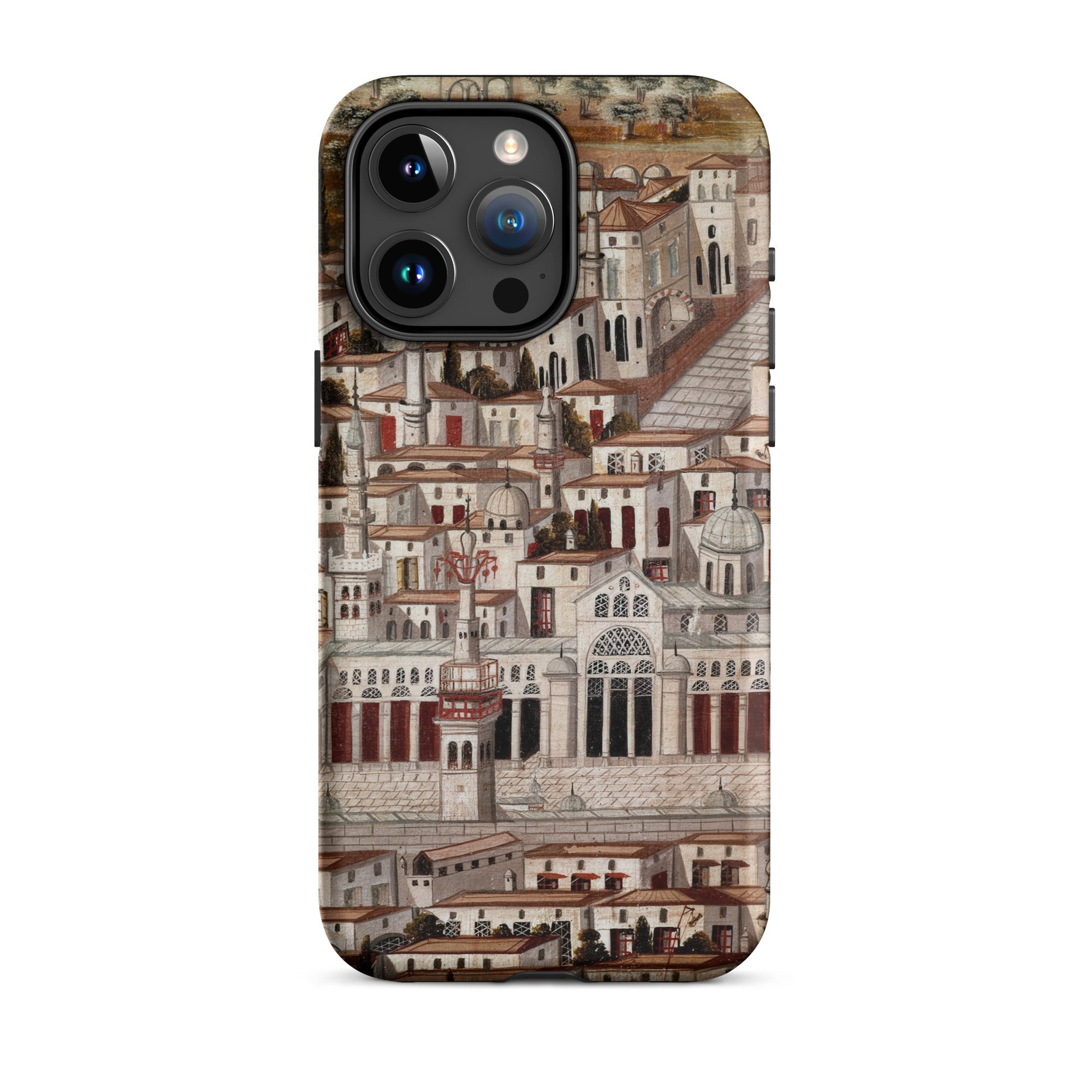 Great Mosque of Damascus Islamic School Iphone Case, 15 Pro Max / Matte, Cityscape Printed Phone Case