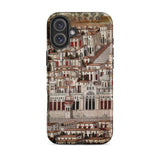 Great Mosque of Damascus - Islamic School Iphone Case, 16 Plus / Matte, Phone Case Cityscape Design