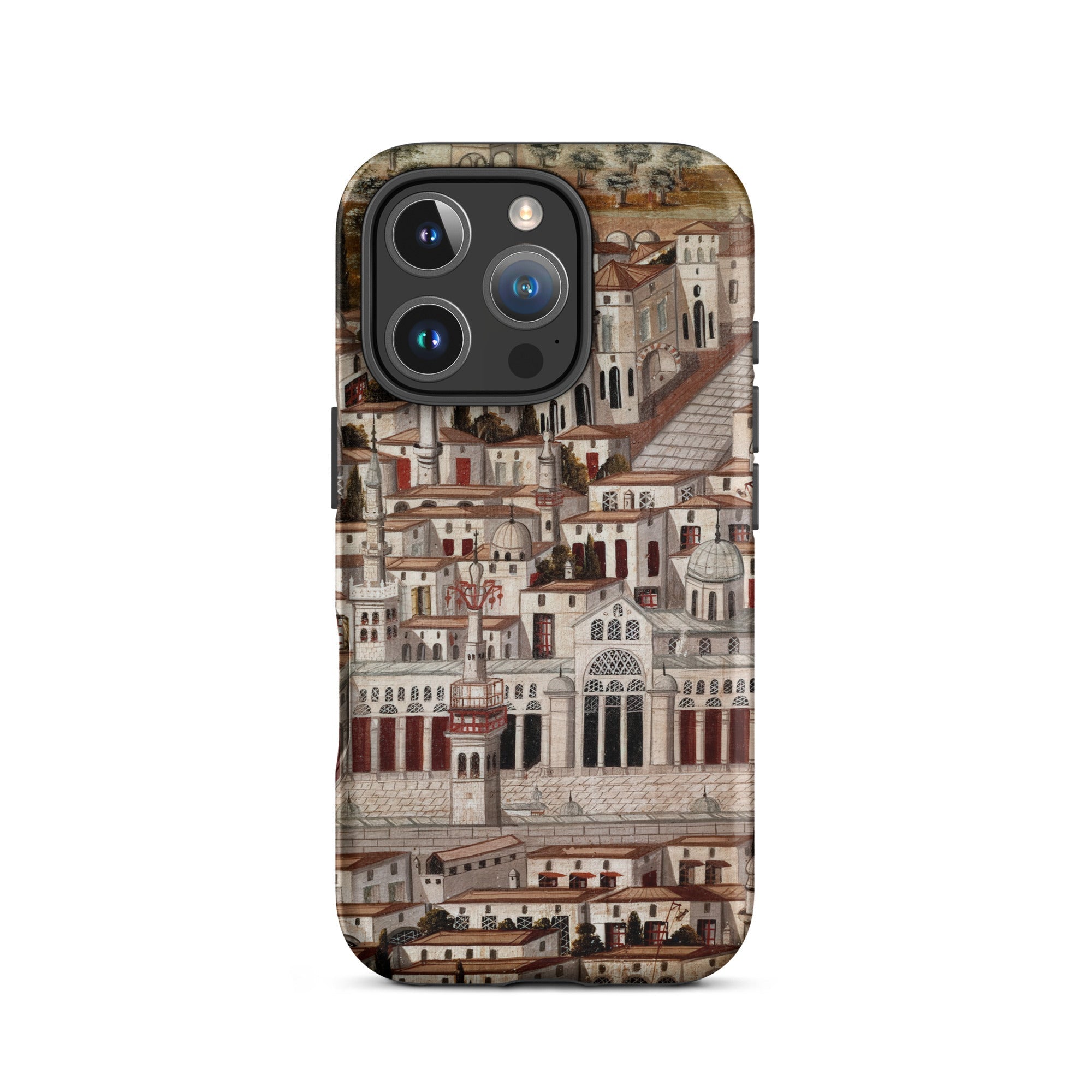 Great Mosque of Damascus Islamic School Iphone Case, 16 Pro / Matte, Cityscape Printed Phone Case