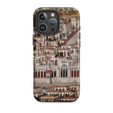 Great Mosque of Damascus - Islamic School Iphone Case, 16 Pro Max / Matte, Phone Case Cityscape Design