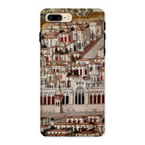 Great Mosque of Damascus - Islamic School Phone Case Iphone 8 Plus / Matte Phone Case City Illustration Damascus Iphone Case, Ottoman