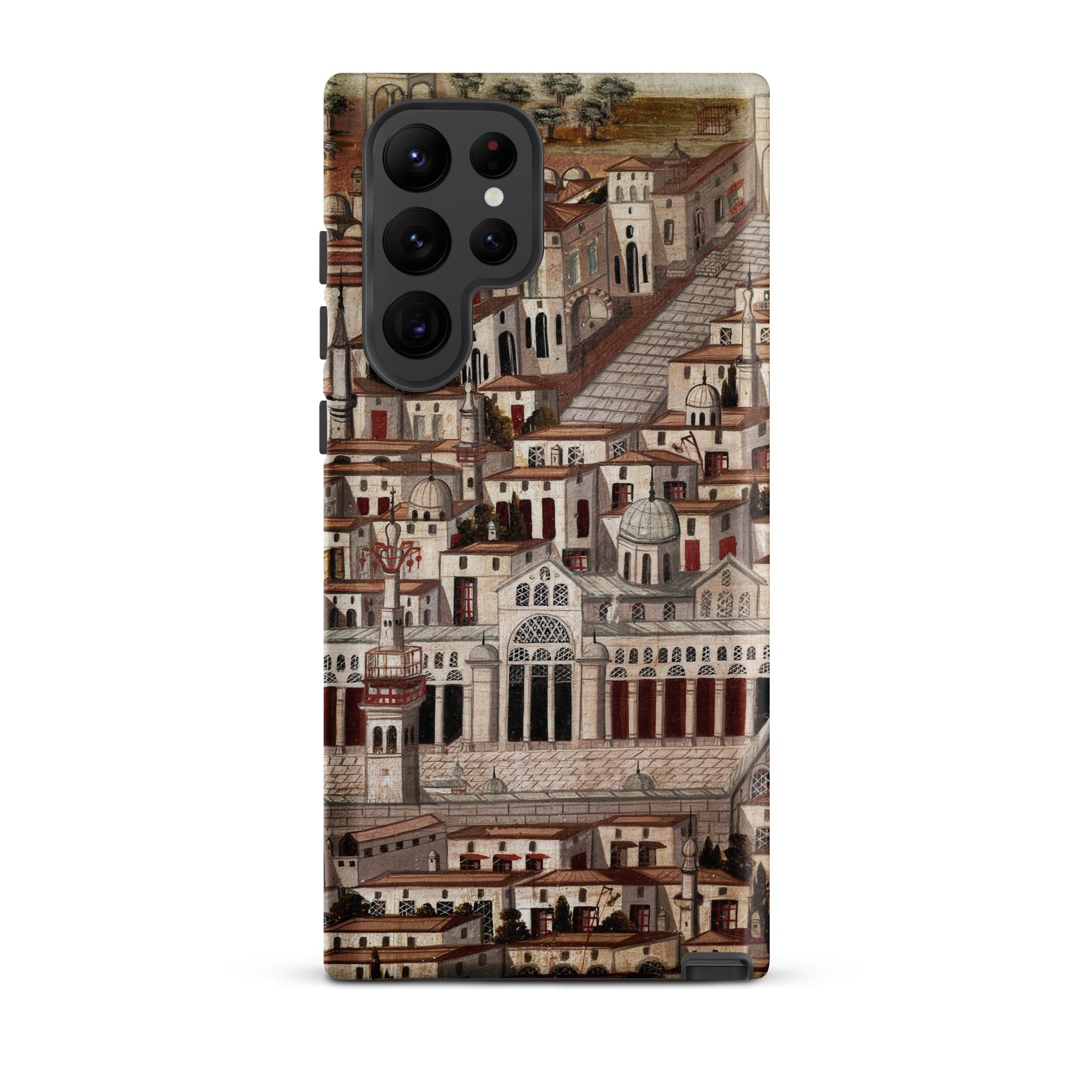 Great Mosque of Damascus Islamic School Samsung Case, Galaxy S22 Ultra / Matte, Smartphone Case Detailed Artistic City