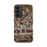 Great Mosque of Damascus - Islamic School Samsung Case, Galaxy S23 Plus / Matte, Phone Case Detailed Illustration Hillside City Numerous