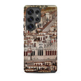 Great Mosque of Damascus - Islamic School Samsung Case, Galaxy S25 Ultra / Matte, Smartphone Case Intricate Illustration Historical