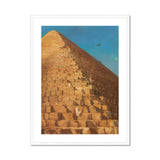 Great Pyramid of Giza - Adrien Dauzats Art Print, Framed Pyramid Art