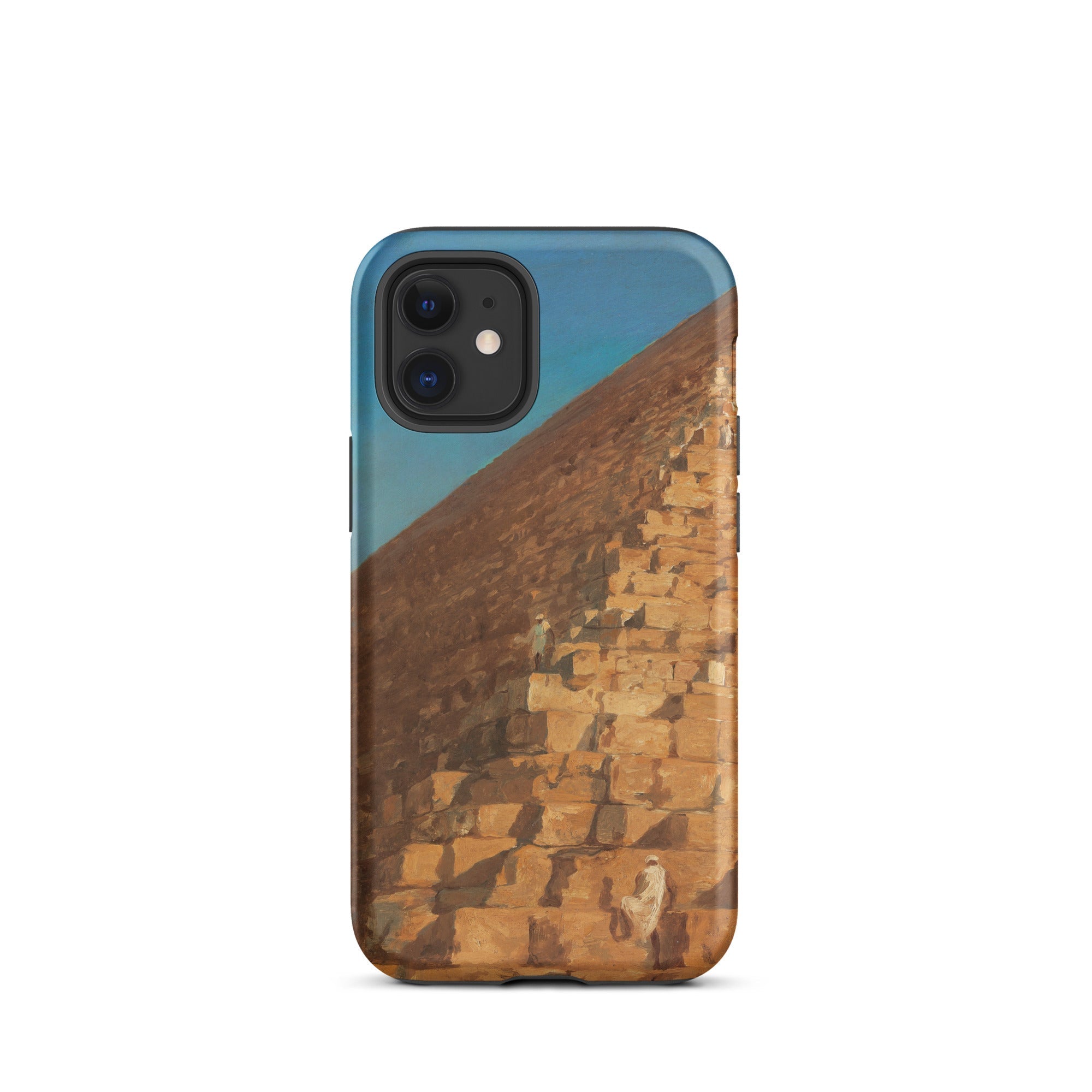 Great Pyramid of Giza Adrien Dauzats Iphone Case, 12 Mini / Matte, Smartphone Case Pyramid Design