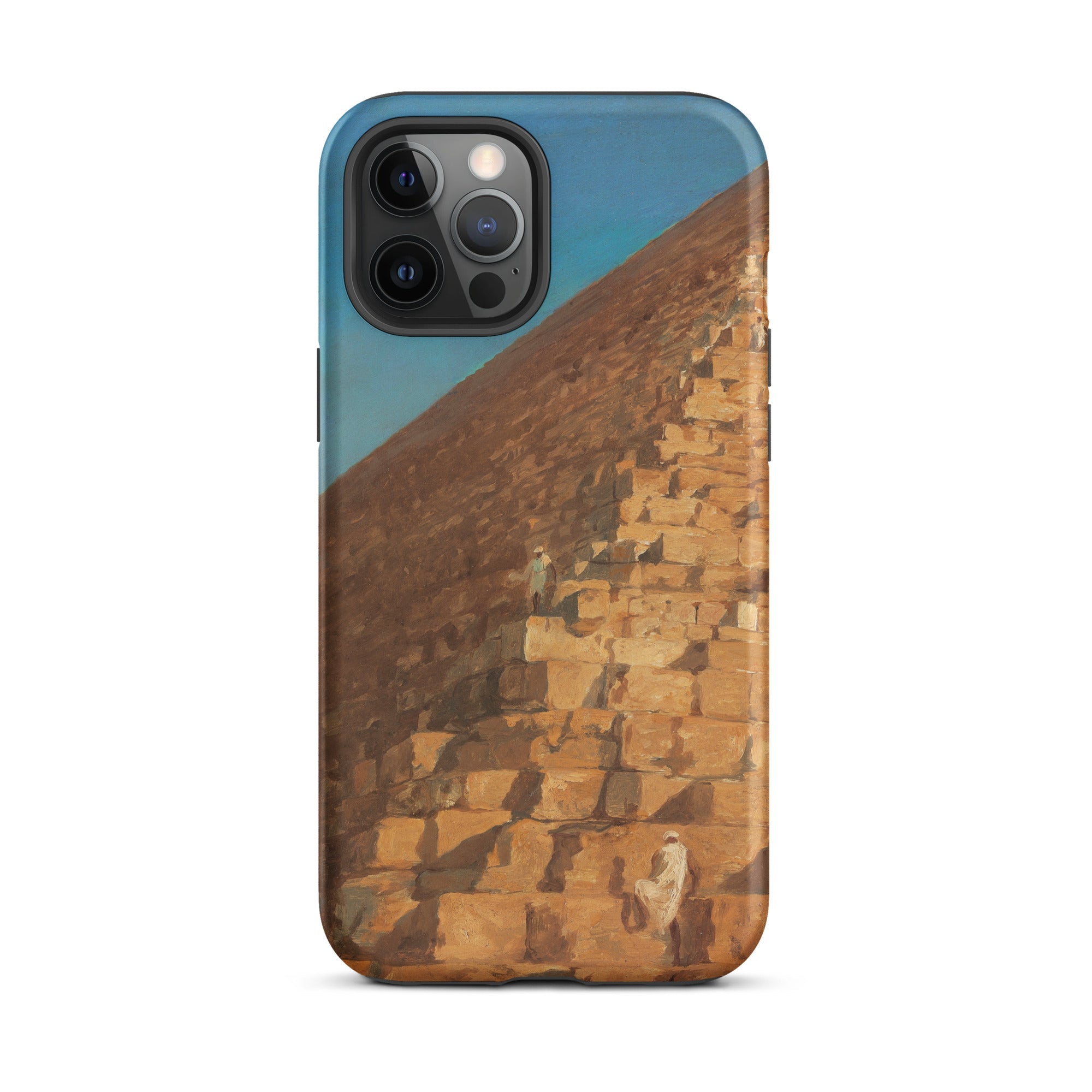 Great Pyramid of Giza Adrien Dauzats Iphone Case, 12 Pro Max / Matte, Phone Case Pyramid Design