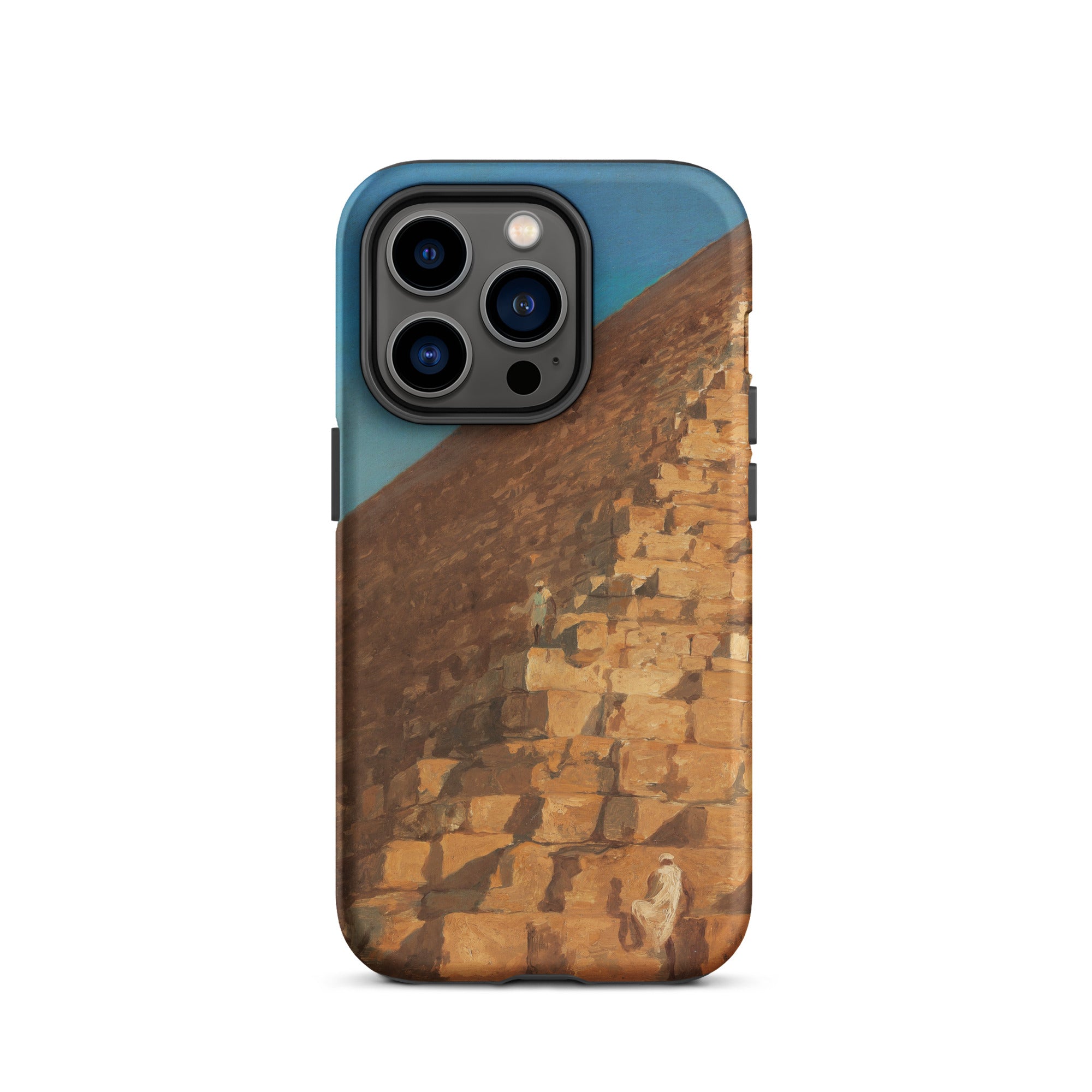 Great Pyramid of Giza Adrien Dauzats Iphone Case, 14 Pro / Matte, Pyramid Themed Phone Case