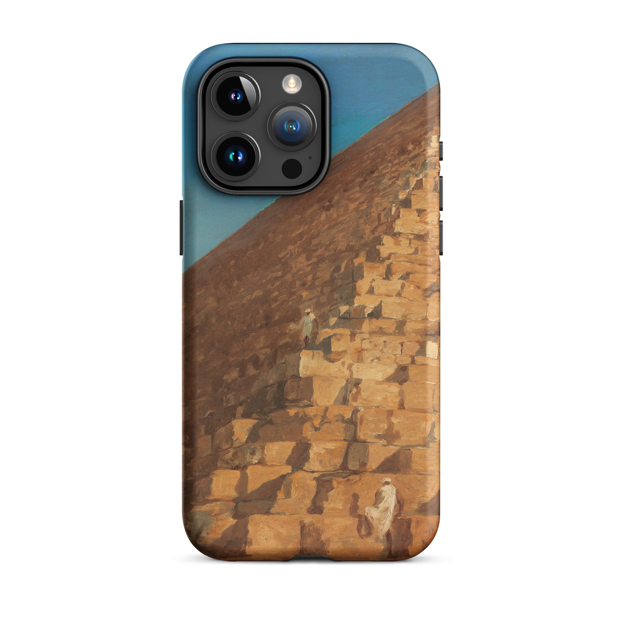 Great Pyramid of Giza Adrien Dauzats Iphone Case, 15 Pro Max / Matte, Iphone Case Pyramid Design