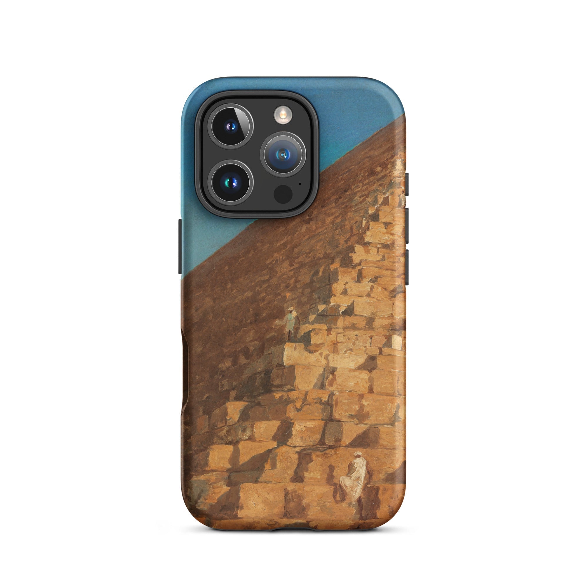 Great Pyramid of Giza Adrien Dauzats Iphone Case, 16 Pro / Matte, Iphone Case Pyramid Design