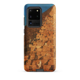 Great Pyramid of Giza - Adrien Dauzats Phone Case Samsung Galaxy S20 Ultra / Matte Phone Case Detailed Illustration Ancient Pyramid Warm
