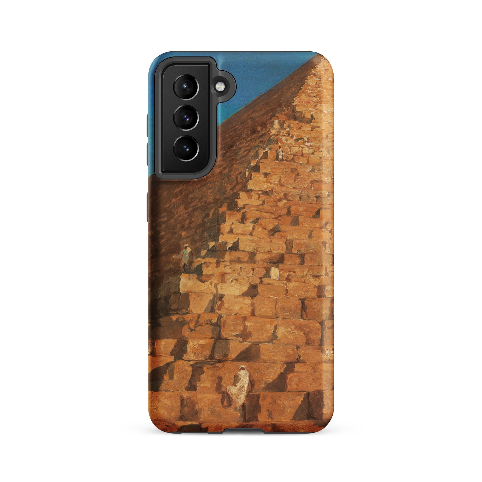 Great Pyramid of Giza Adrien Dauzats Samsung Case, Galaxy S21 Fe / Matte, Smartphone Pyramid Design Case