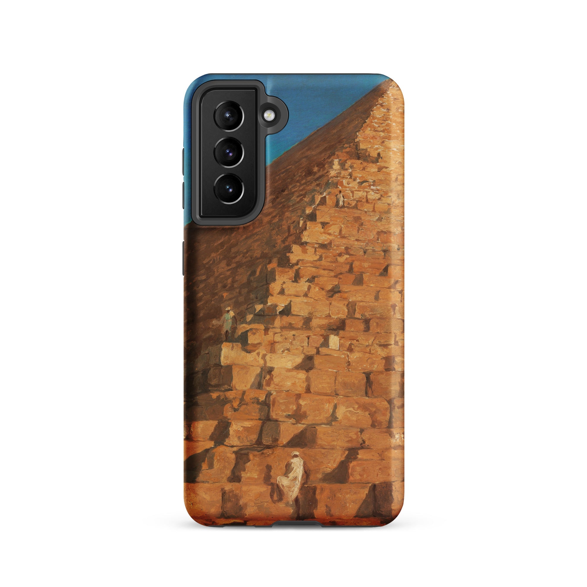 Great Pyramid of Giza Adrien Dauzats Samsung Case, Galaxy S21 / Matte, Phone Case Pyramid Design