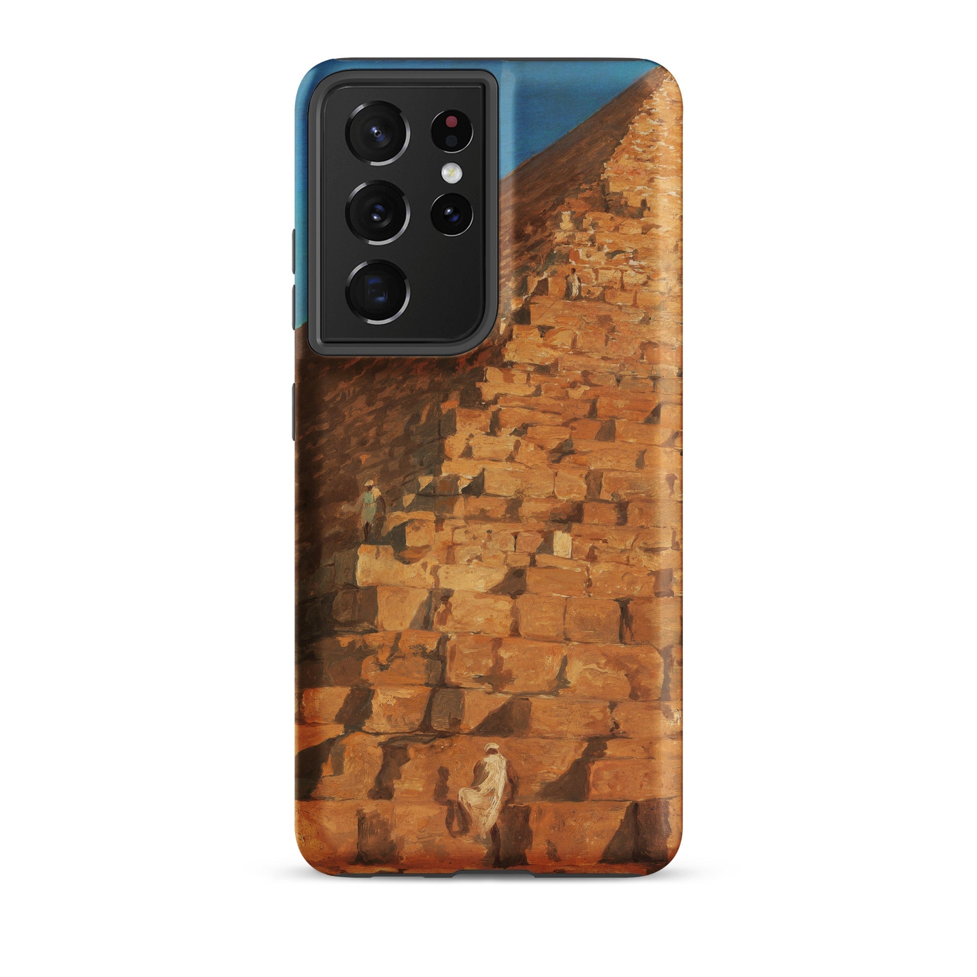 Great Pyramid of Giza Adrien Dauzats Samsung Case, Galaxy S21 Ultra / Matte, Smartphone Pyramid Themed Protective Case