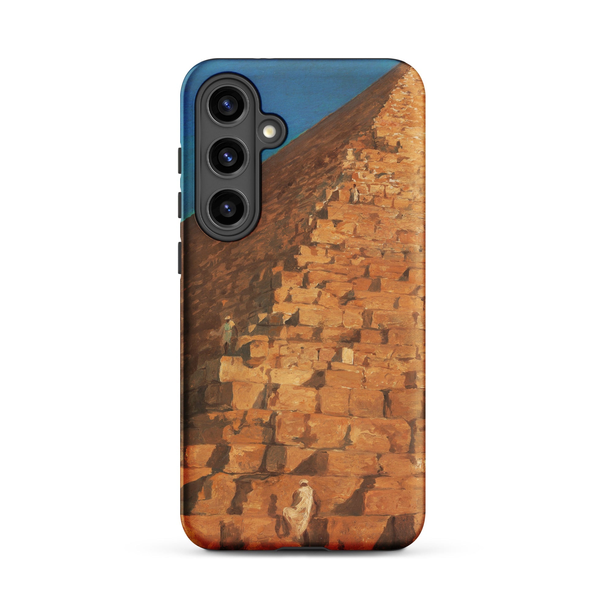 Great Pyramid of Giza Adrien Dauzats Samsung Case, Galaxy S24 Plus / Matte, Phone Case Painted Great Pyramid Giza