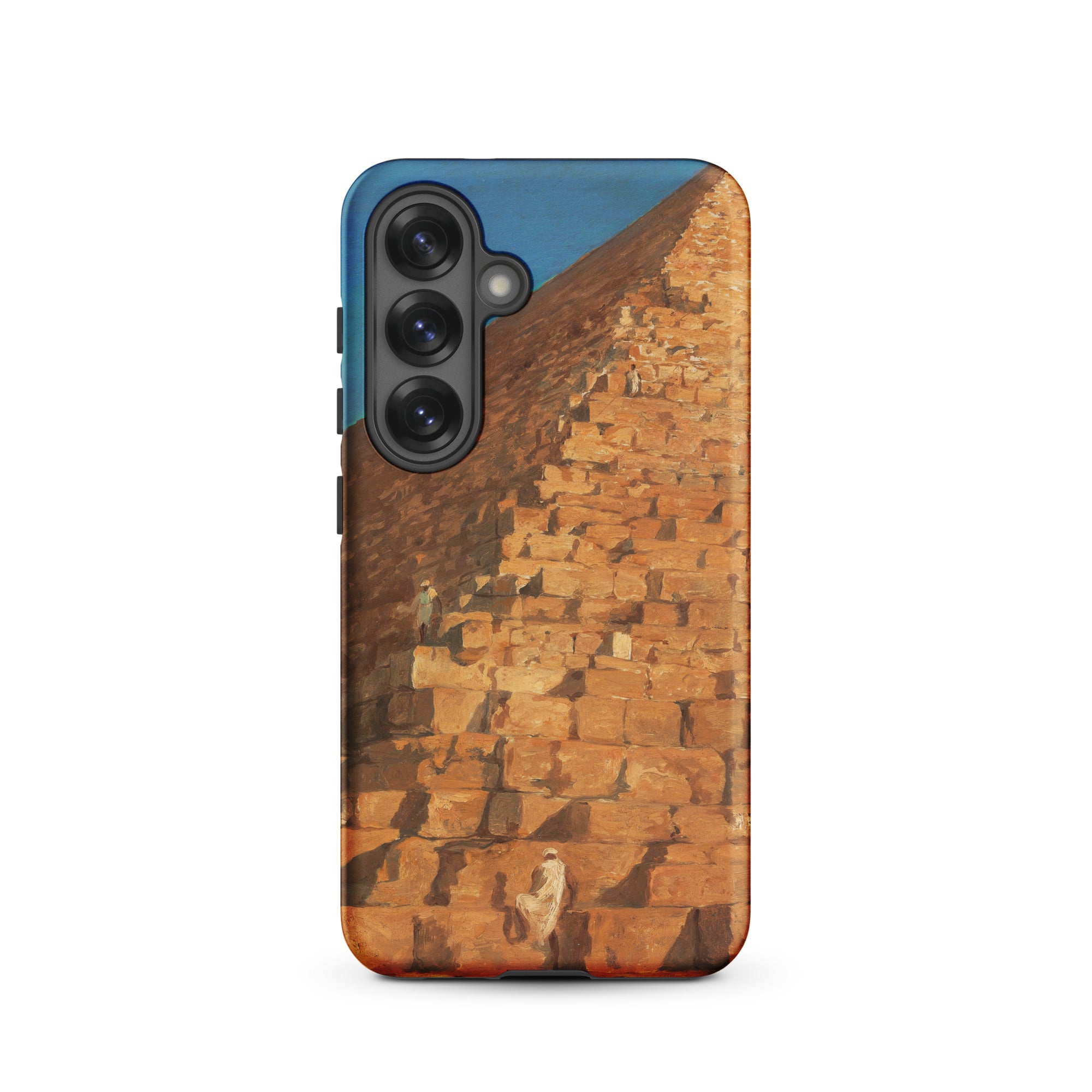 Great Pyramid of Giza Adrien Dauzats Samsung Case, Galaxy S25 / Matte, Smartphone Case Pyramid Design