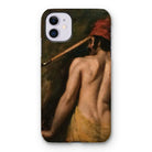 A Greek Slave - William Etty Iphone Case, 11 / Matte, Iphone Case Classical Painting Shirtless Figure Red Cap
