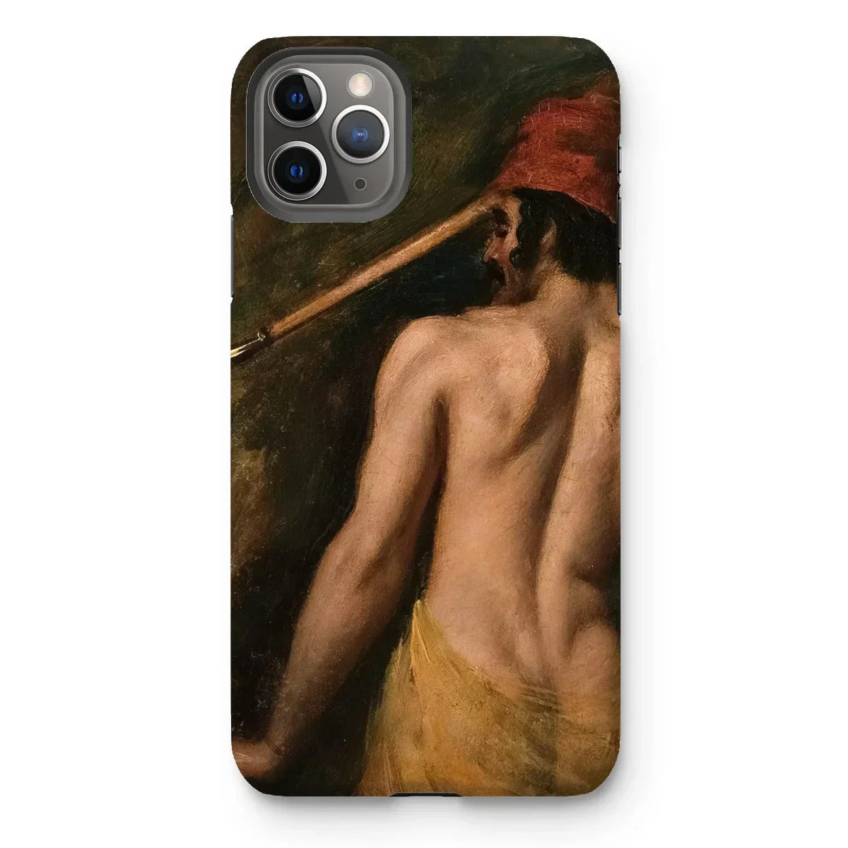 A Greek Slave - William Etty Iphone Case, 11 Pro Max / Matte, Phone Case Classical Painting Muscular Yellow Fabric