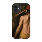 A Greek Slave - William Etty Iphone Case, 12 Mini / Matte, Phone Case Classical Painting Nude Torso Red Cap