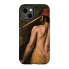 A Greek Slave - William Etty Iphone Case, 13 / Matte, Phone Case Classical Painting Bare Red Hat