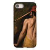 A Greek Slave - William Etty Iphone Case, 8 / Matte, Phone Case Classical Painting Nude Figure Red Hat