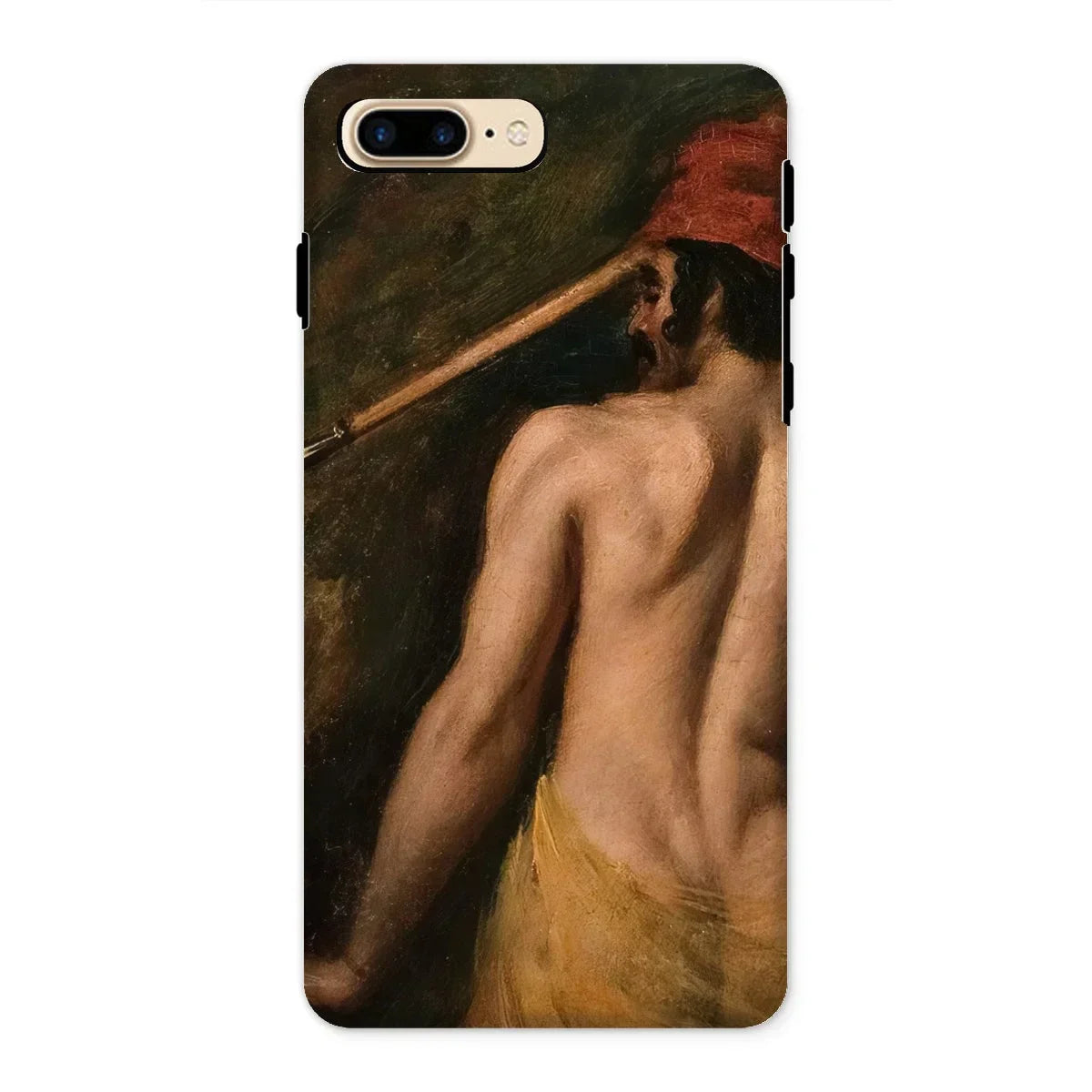 A Greek Slave - William Etty Iphone Case, 8 Plus / Matte, Phone Case Classical Painting Bare Red Hat