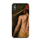 A Greek Slave - William Etty Iphone Case, Xs Max / Matte, Phone Case Classical Painting Bare-backed Figure Red Hat