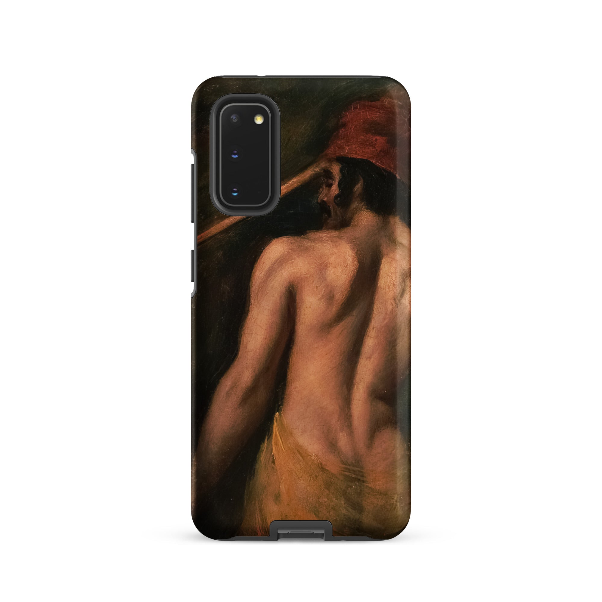 A Greek Slave William Etty Samsung Case, Galaxy S20 / Matte, Black Smartphone Case Classical Painting Man’s