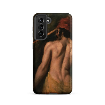 A Greek Slave - William Etty Samsung Case, Galaxy S21 / Matte, Smartphone Case Classical Painting Man’s Bare