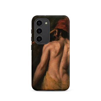 A Greek Slave - William Etty Samsung Case, Galaxy S23 / Matte, Smartphone Case Classical Painting Man’s Bare