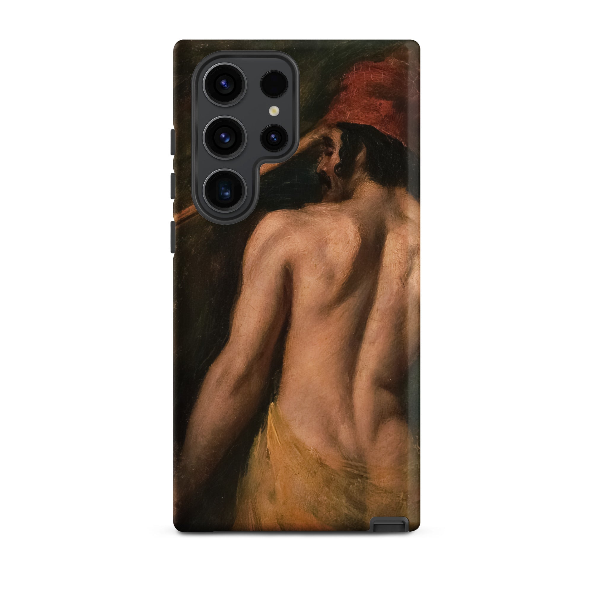 A Greek Slave William Etty Samsung Case, Galaxy S23 Ultra / Matte, Smartphone Case Classical Painting Man’s Bare
