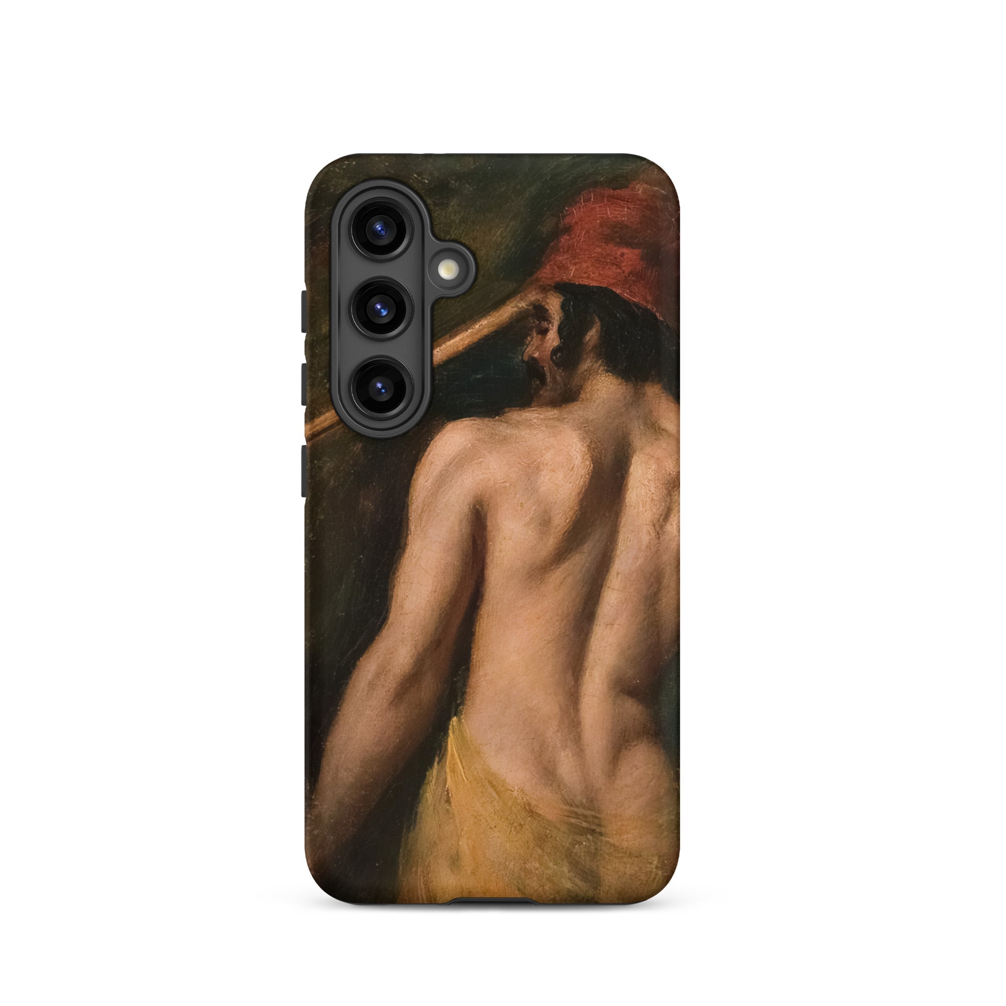 A Greek Slave William Etty Samsung Case, Galaxy S24 / Matte, Smartphone Case Classical Painting Man’s