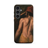 A Greek Slave - William Etty Samsung Case, Galaxy S24 Plus / Matte, Smartphone Case Classical Painting Man’s Bare