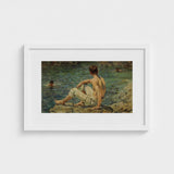 Green and Gold - Henry Scott Tuke Art Print / Canvas Transposes, Seaside, Fleeting Touch Prints