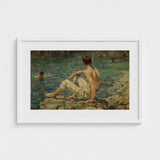 Green and Gold - Henry Scott Tuke Art Print / Canvas Transposes, Seaside, Fleeting Touch Prints