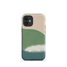 Green Mountains of Momoyugosa Kamisaka Sekka Iphone Case, 12 Mini / Matte, Abstract Design Phone Case